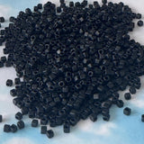 Perle carrée Miyuki - Noir Mat  (1.8mm)