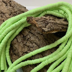 Perles Heishi -  Lightgreen (5 g ~100 Pces)