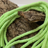 Perles Heishi -  Lightgreen (5 g ~100 Pces)