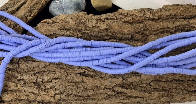 Perles Heishi - Cornflowerblue  (5 g ~100 pces)