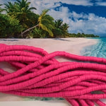 Perles Heishi  - Camélia (5 g ~100 pces)