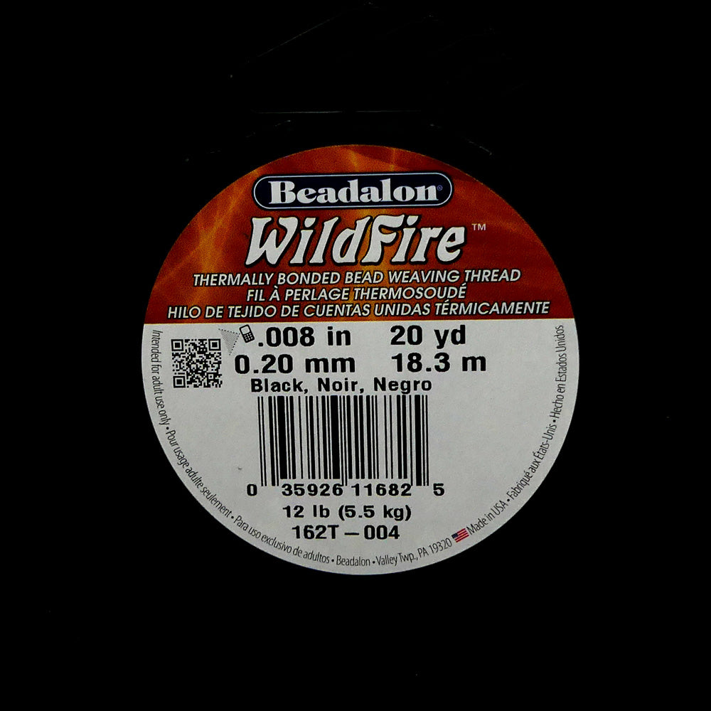 Fil WildFire Noir ø 0.2 mm