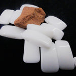 Perles porteuses blanches (5 pces)