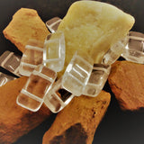 Perles porteuses transparentes (10 pces)