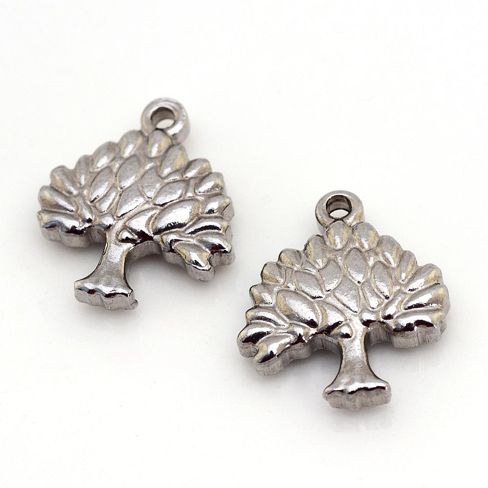 Pendentifs  Arbre - Argenté - 1 pce 
