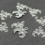 Pendentifs Halloween "Chauve-souris "style tibétain - Argent antique - 1 pièce