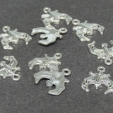 Pendentifs Halloween "Chauve-souris "style tibétain - Argent antique - 1 pièce