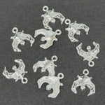 Pendentifs Halloween "Chauve-souris "style tibétain - Argent antique - 1 pièce