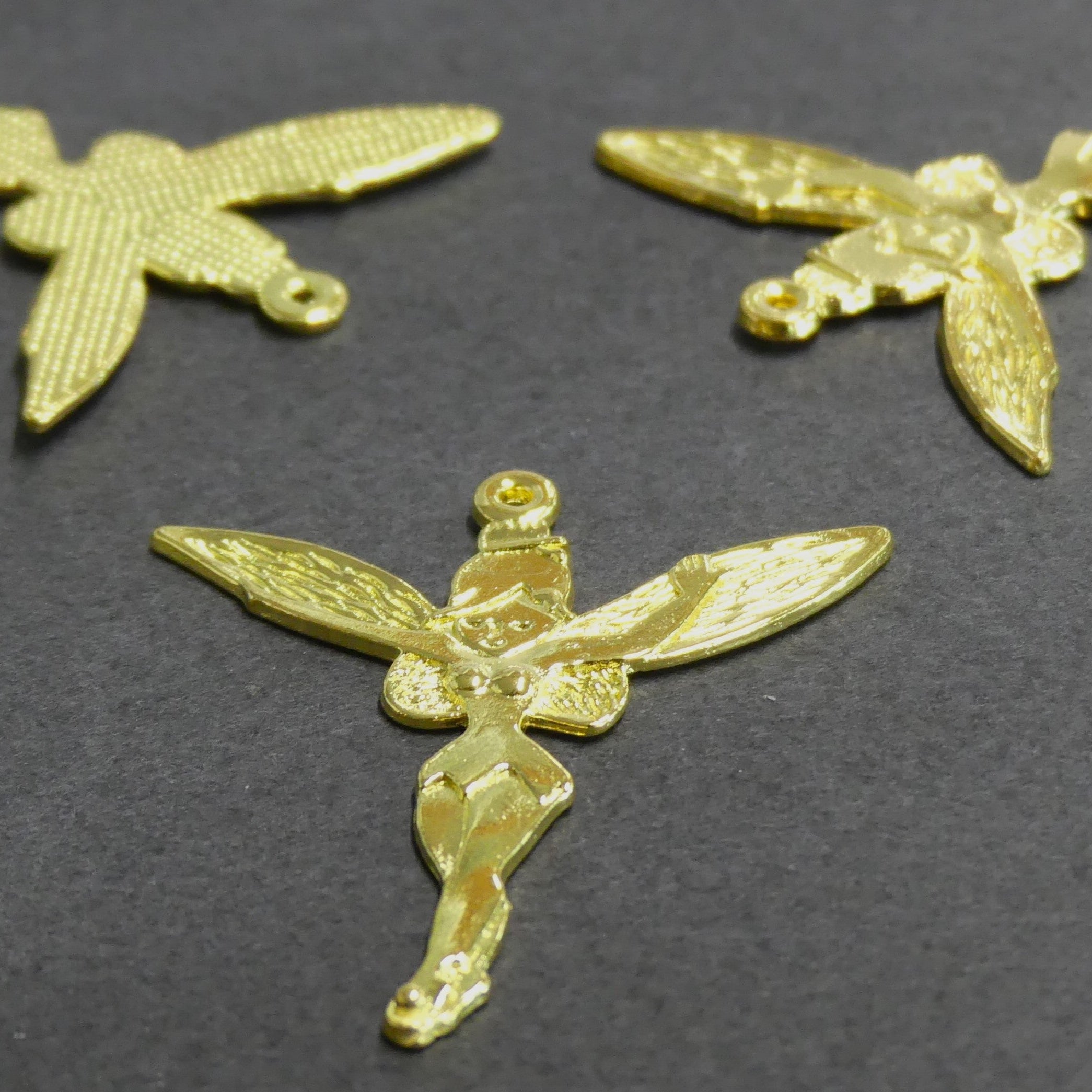 Pendentif fée Halloween en alliage de style tibétain. Sans plomb, sans cadmium et sans nickel - (1 pce)