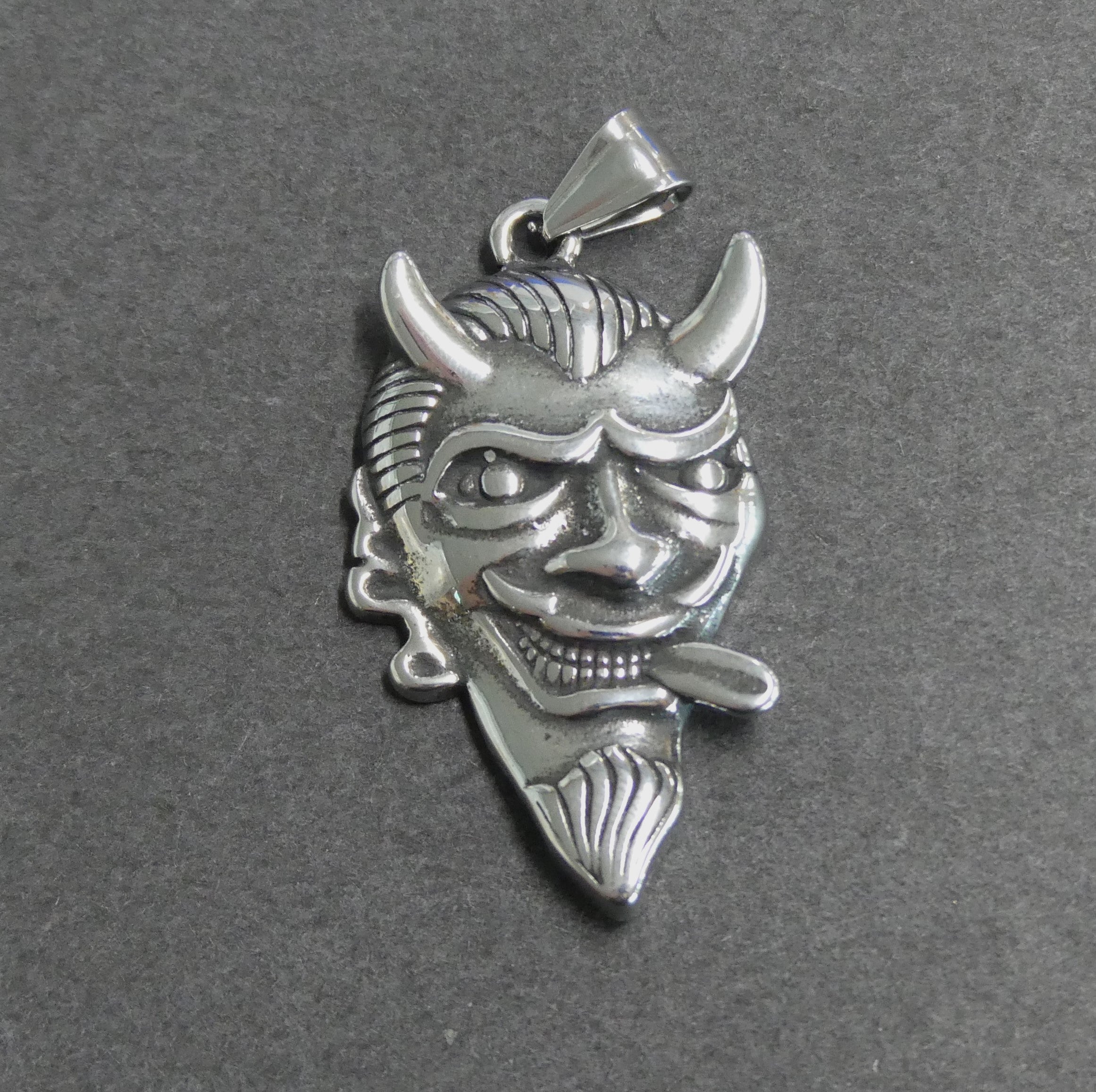 Pendentif breloque fantôme de bétail, argent antique (1pce)