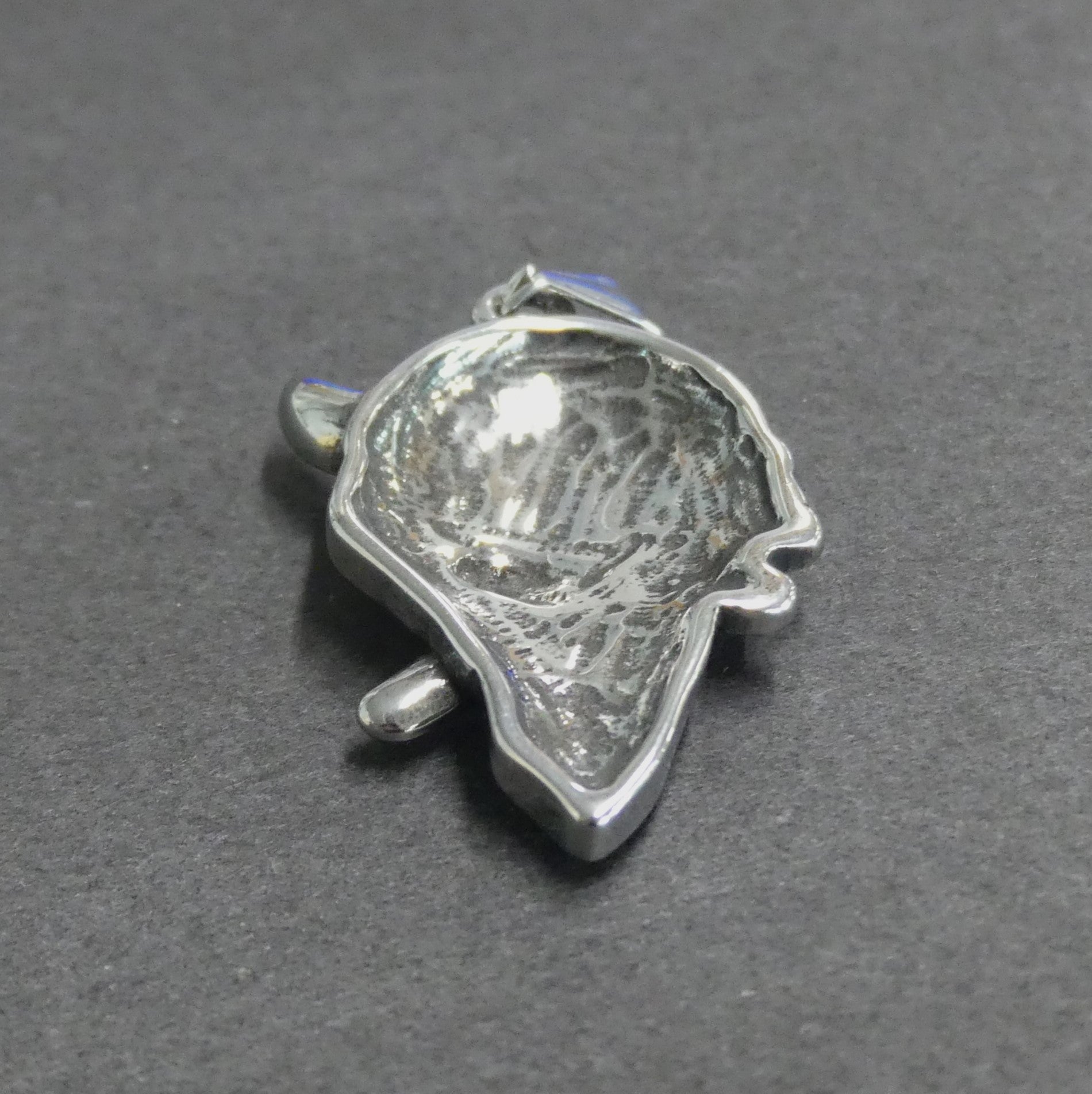 Pendentif breloque fantôme de bétail, argent antique (1pce)