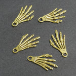 Pendentif main pour l'Halloween - Sans cadmium et sans plomb - (1 pce)