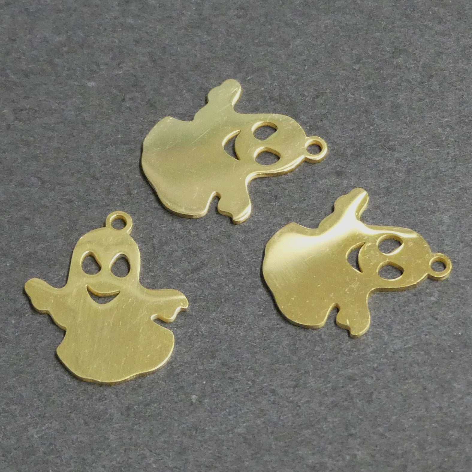Pendentifs " Fantôme " - Doré - 1 pièce