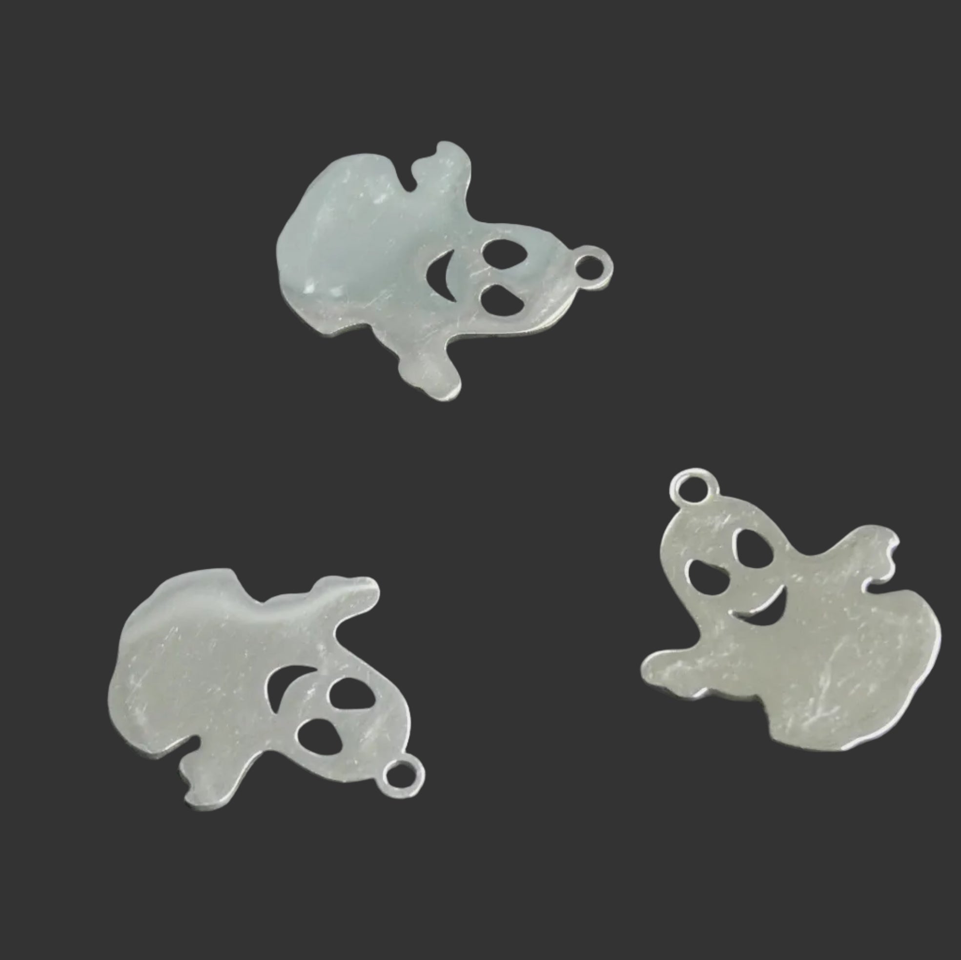 Pendentifs " Fantôme " - Argenté - 1 pièce