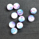 Ronde 8 - Jade blanc teinté bleu profond du ciel (10pces)