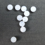 Ronde 8 - Agate bleue naturelle gradez -  (10pces)