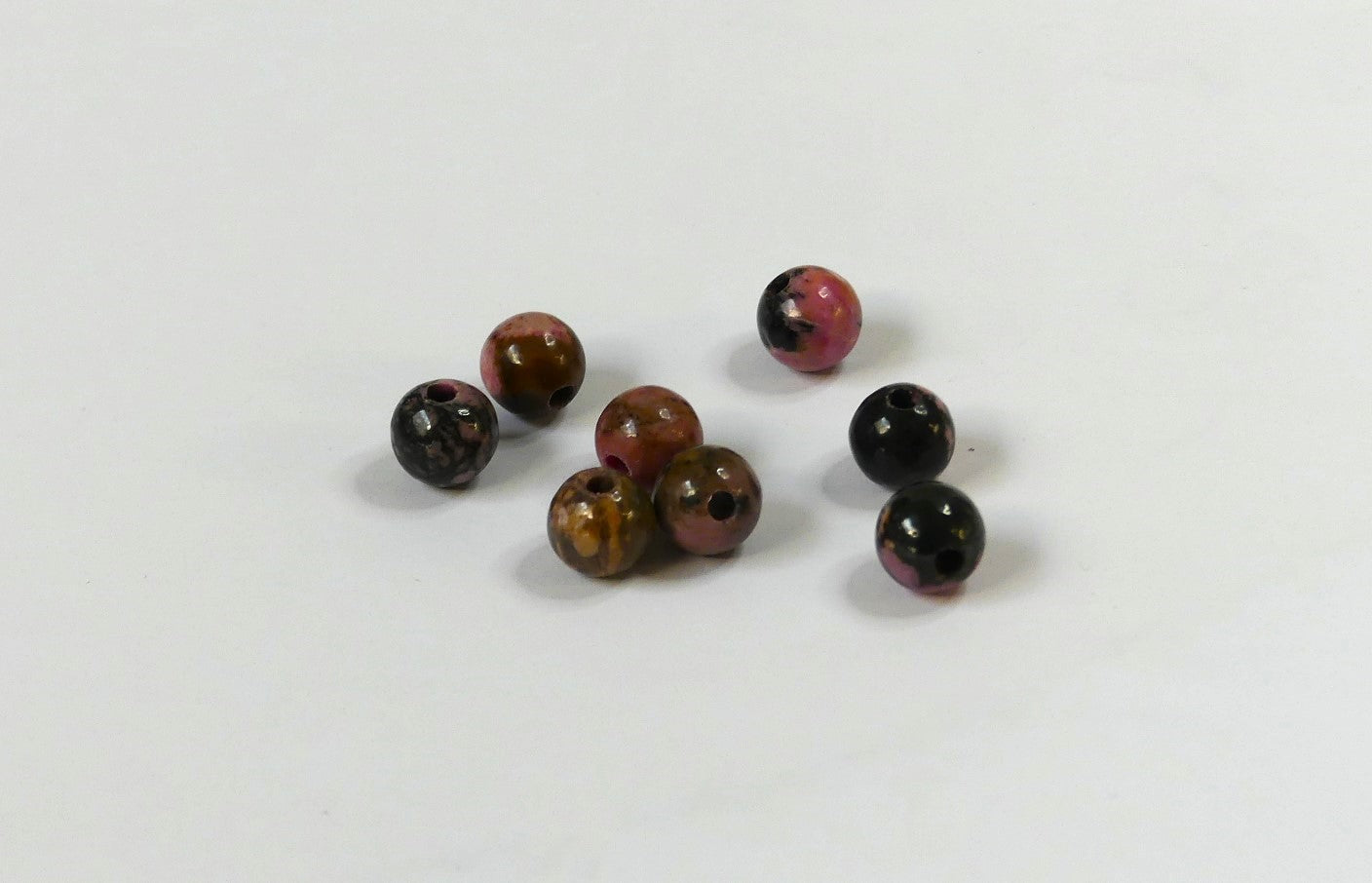 Ronde 8 - Rhodonite naturelle (10pces)