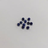 Perles en Lapis Lazuli naturelle, rondes et taillées à facettes - 10 pièces