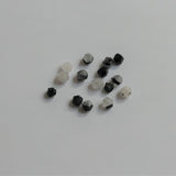 Perles en Quartz Rutile  naturel - (10 pces)