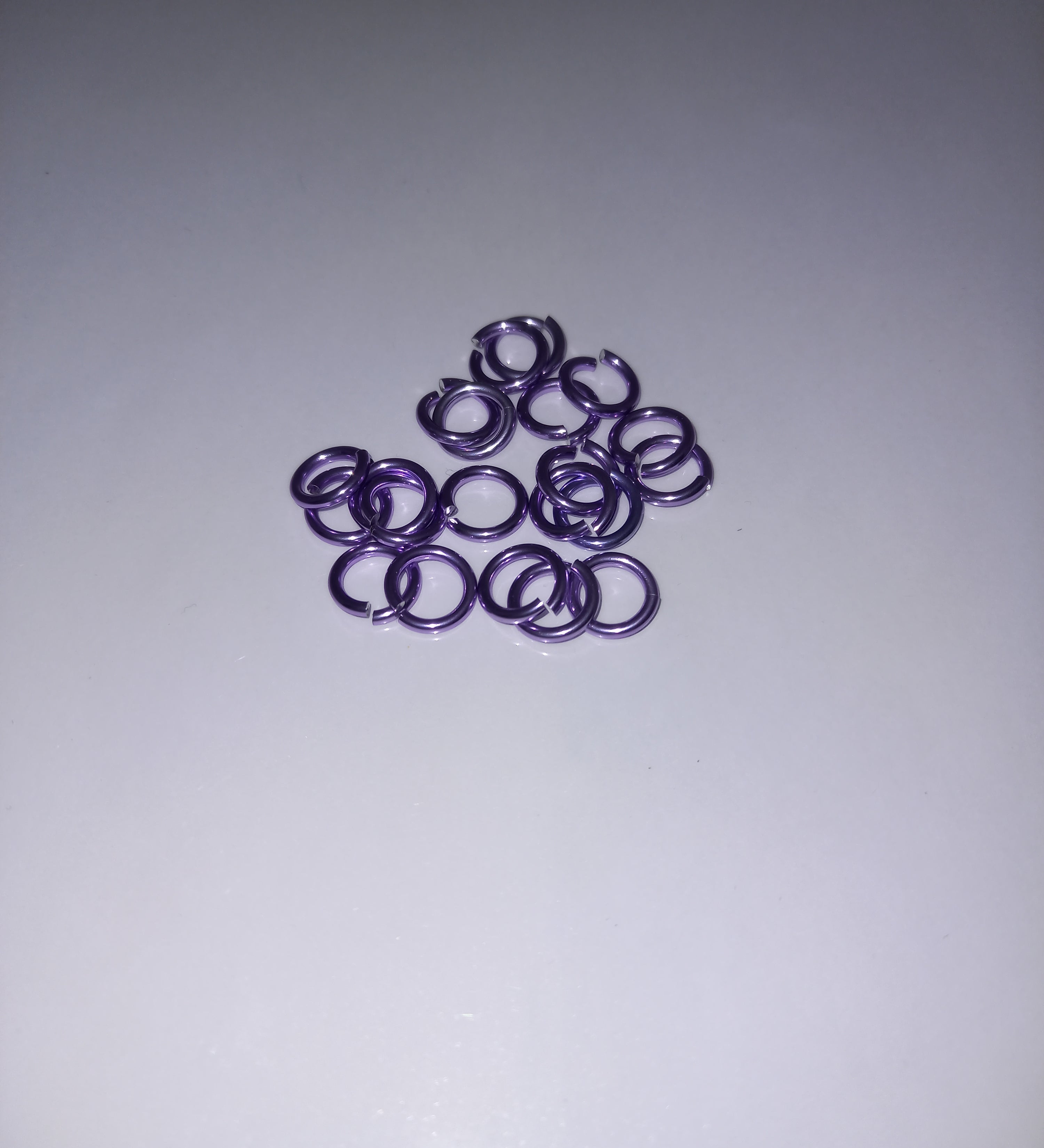 Anneau 16G / 1 cm - Lavende (20 pces)