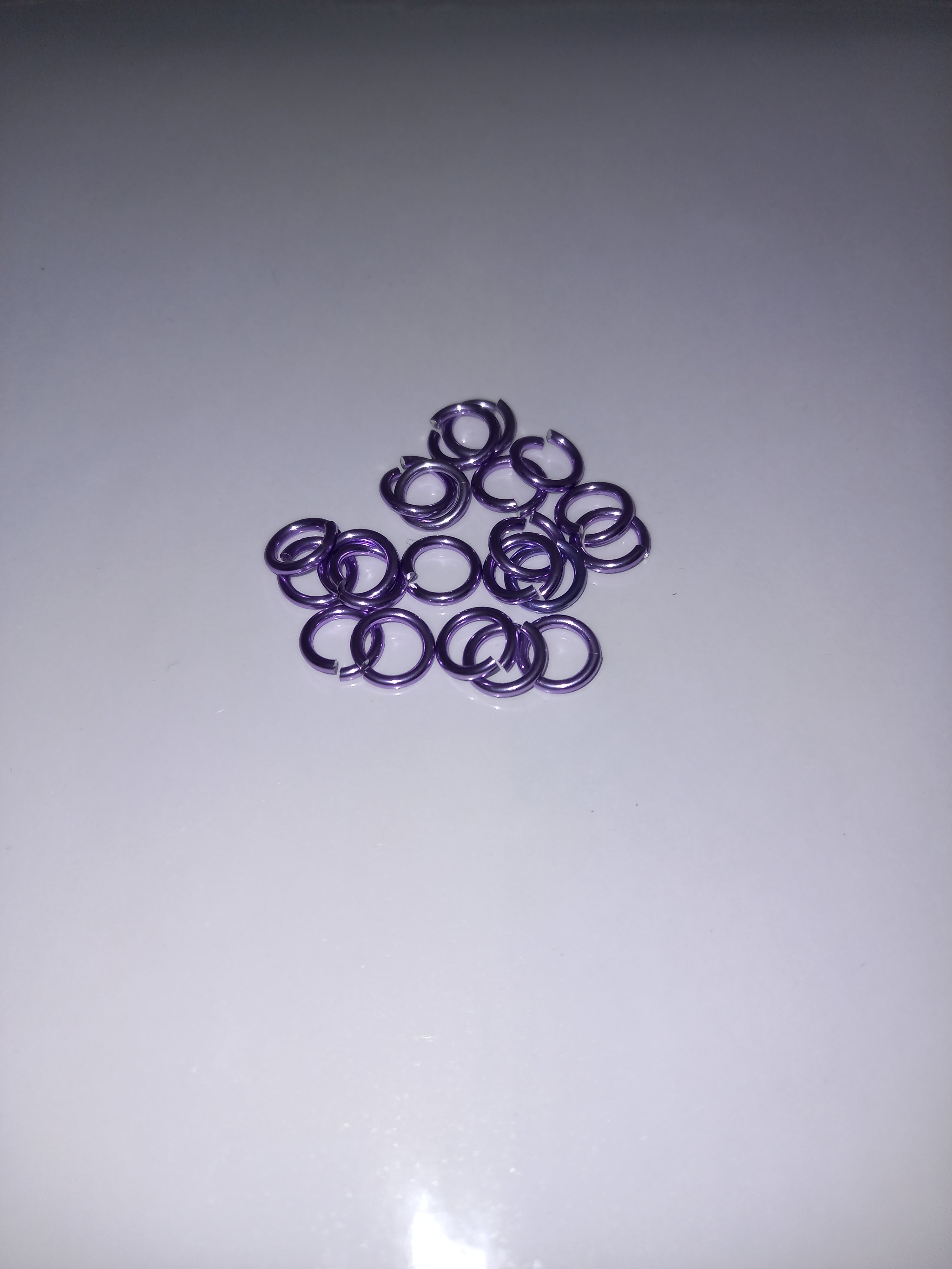 Anneau 16G / 1 cm - Lavende (20 pces)