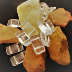 Perles porteuses transparentes (10 pces)