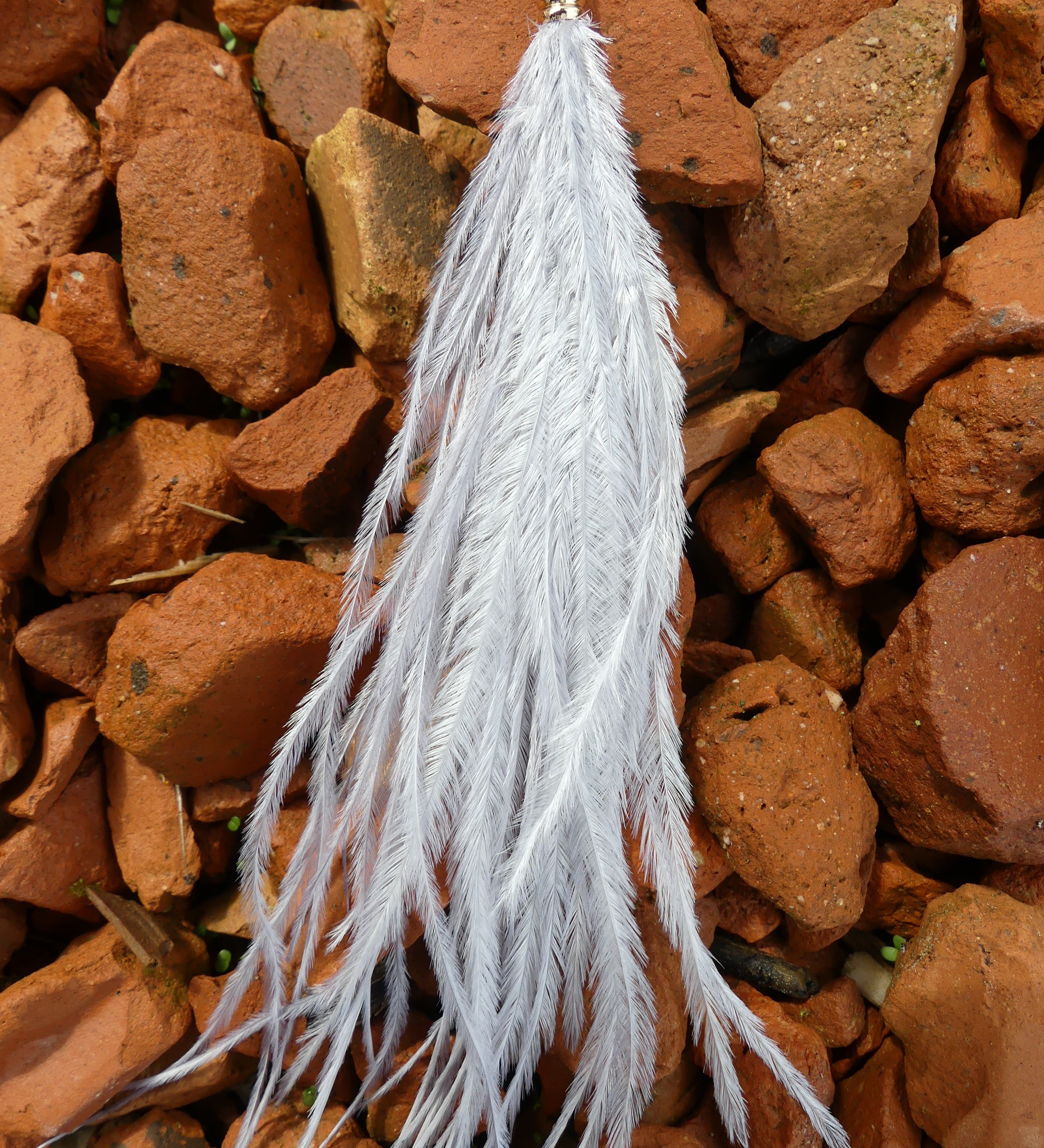 Pendentif - Plume d'autruche (1pce)