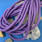 Perles Heishi  bleu ardoise (100 Pièces)