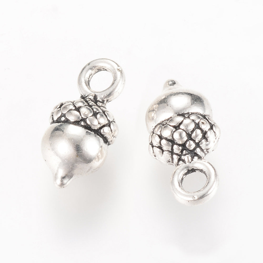 Charms - "Pompon"- Argent antique (1pce)