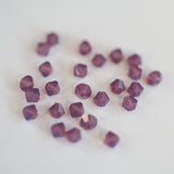 Bicone 4 - Opale Cyclamens (25 pces)
