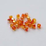 Bicone 4 - Opale de feu AB (25 pces)