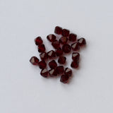 Bicone 4 - Grenat (25 pces)