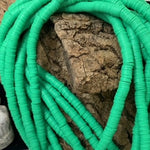 Perles Heishi - Springgreen (5 g ~100 Pces)
