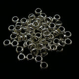 Anneau solide 4 mm argenté (25 pces)