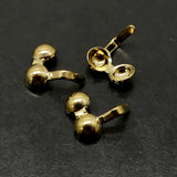 Cache Noeud 3 - Plaqué or avec crochet (10 pces)