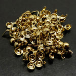 Cache Noeud 3 - Plaqué or avec crochet (10 pces)