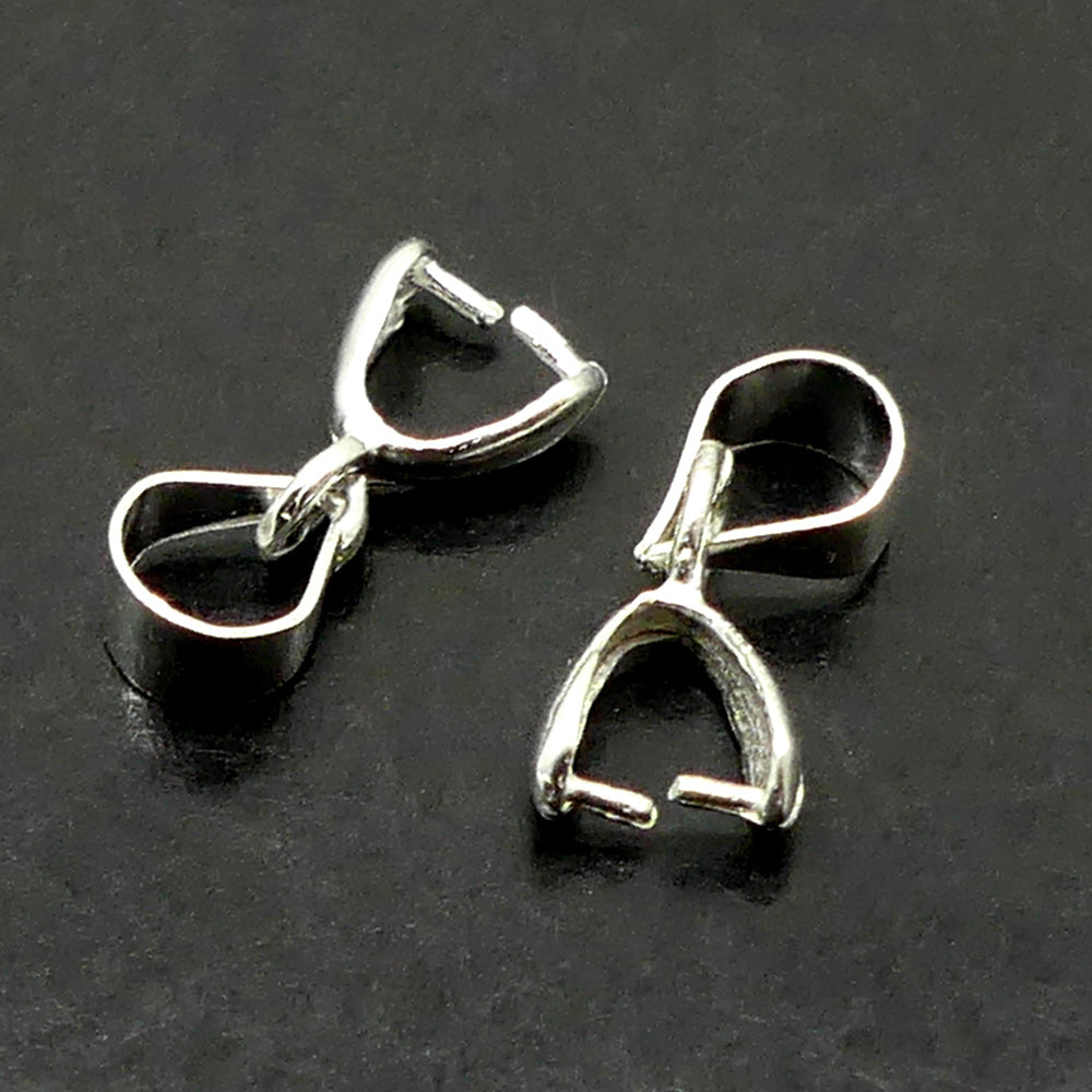 Pendentif - Accroche Silver 12 mm (1 pce)