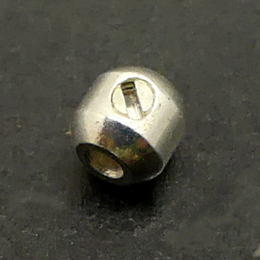 Perle à Visser Argent (3pces)