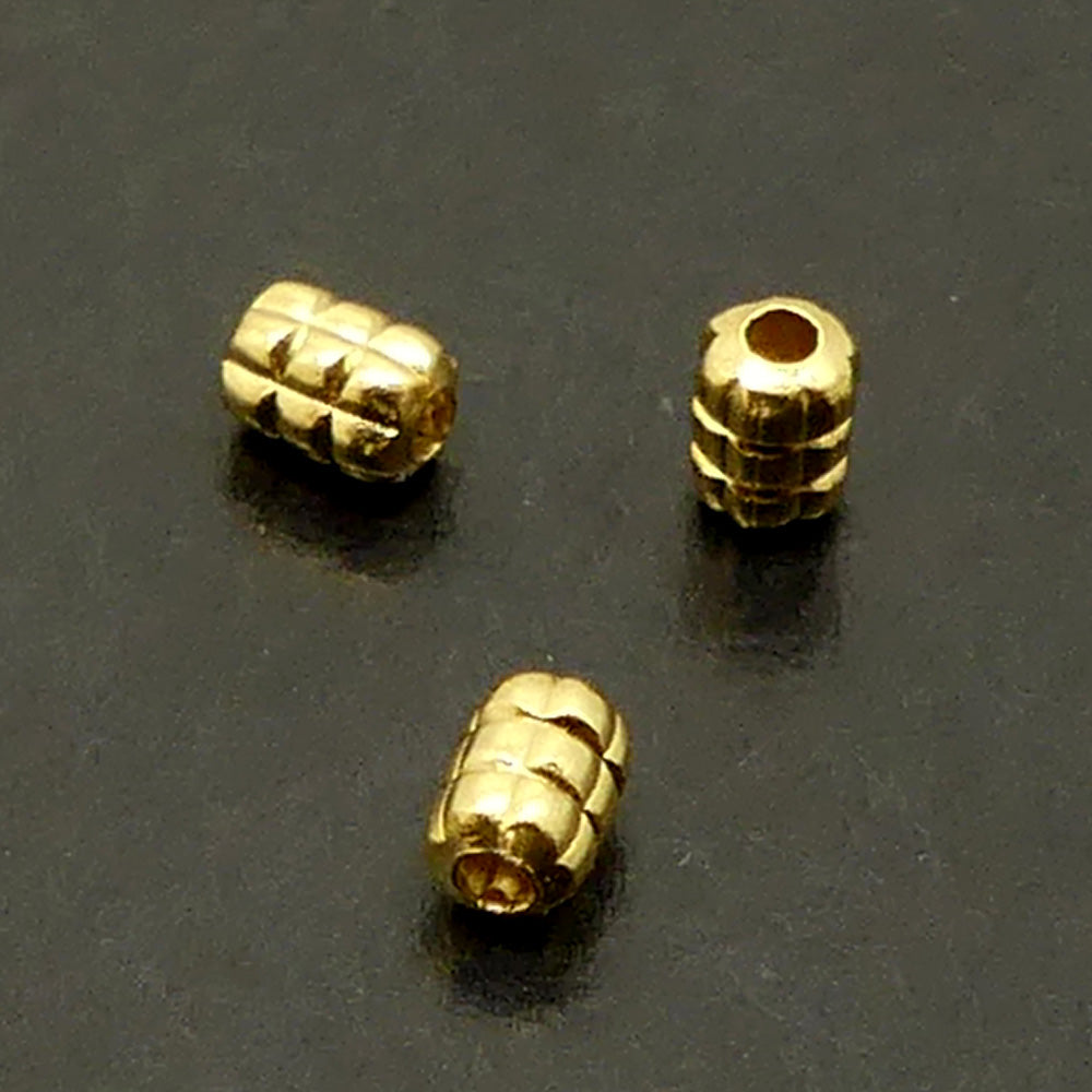 Petit séparateur strié Or (10 pces)