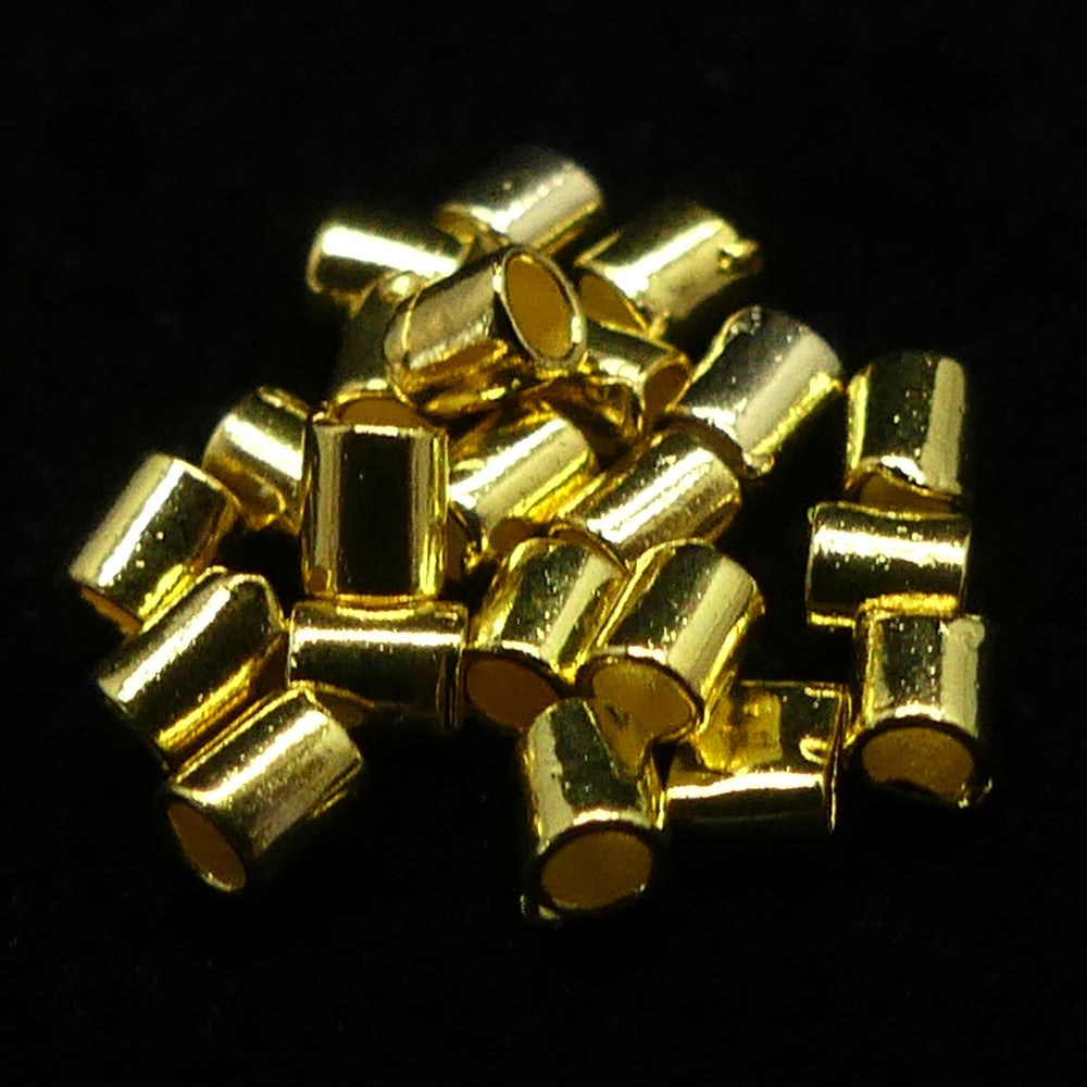 Tube à écraser - Doré 1.3 mm