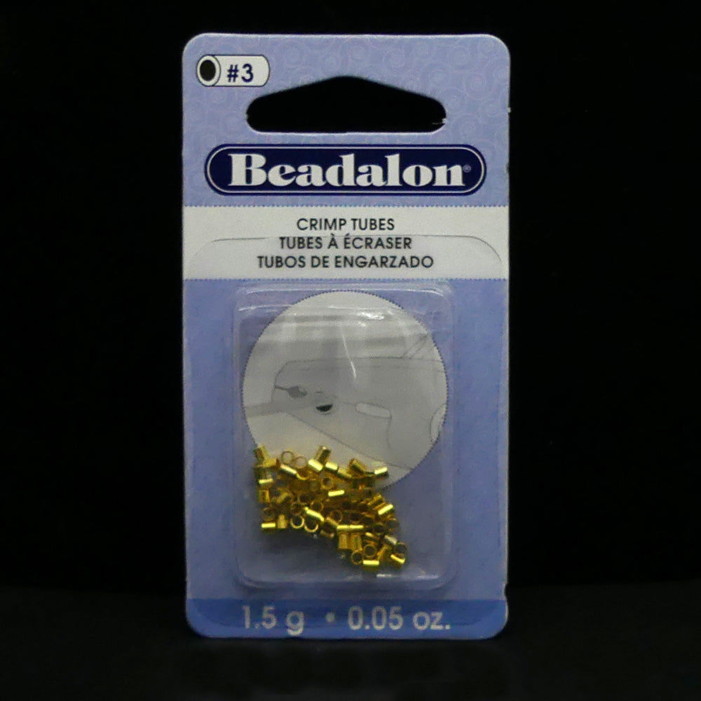 Tube à écraser - Doré 2 mm