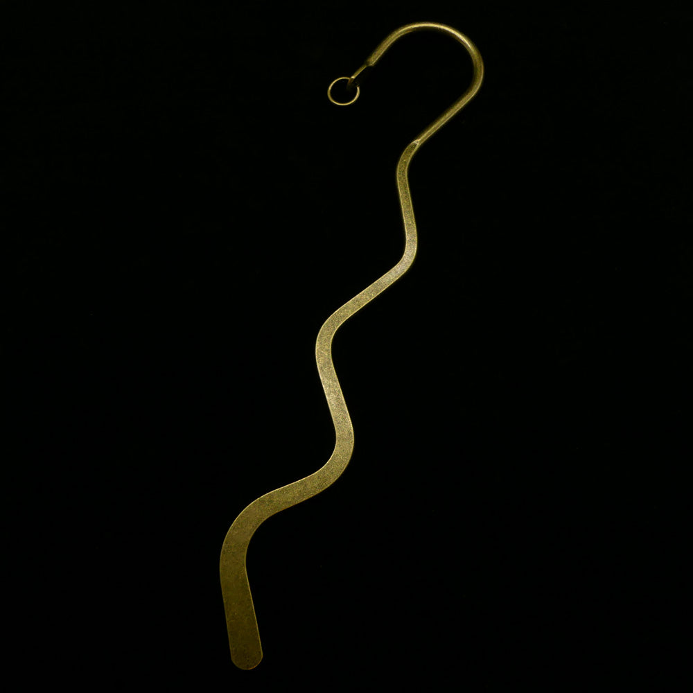 Marque-page ondulé bronze antique