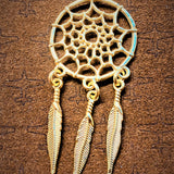 Pendentif - Attrape-rêve Or mat (1 pce)