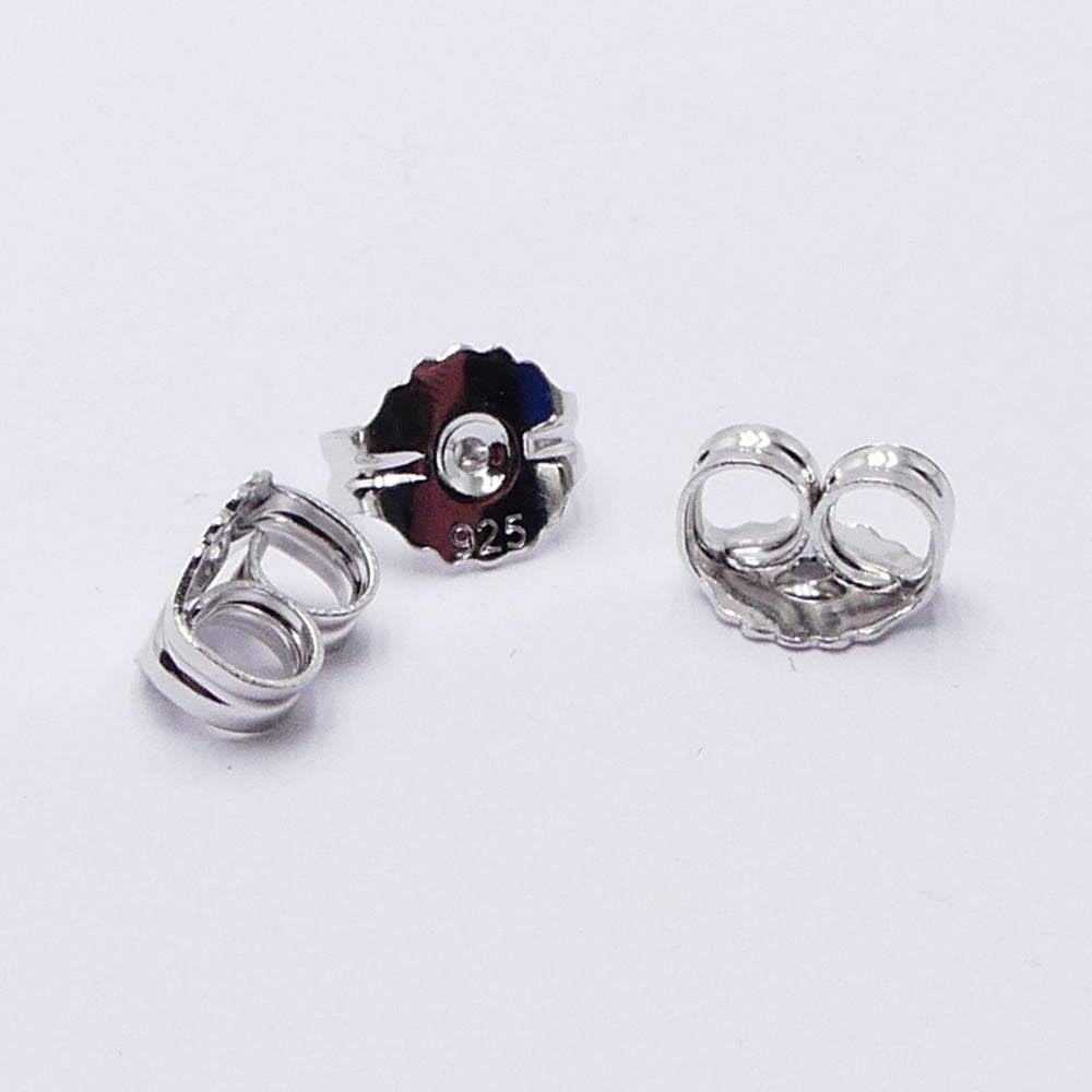 Noix d'oreille - Argent Sterling 925 - 7 x 8 x 5 mm