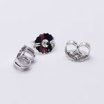 Noix d'oreille - Argent Sterling 925 - 7 x 8 x 5 mm