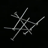 Clou en argent sterling 25 mm (par paire)