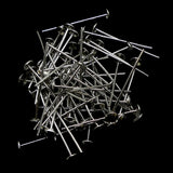 Clou en argent sterling 25 mm (par paire)
