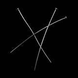 Clou en argent sterling 35 mm (4 pces)