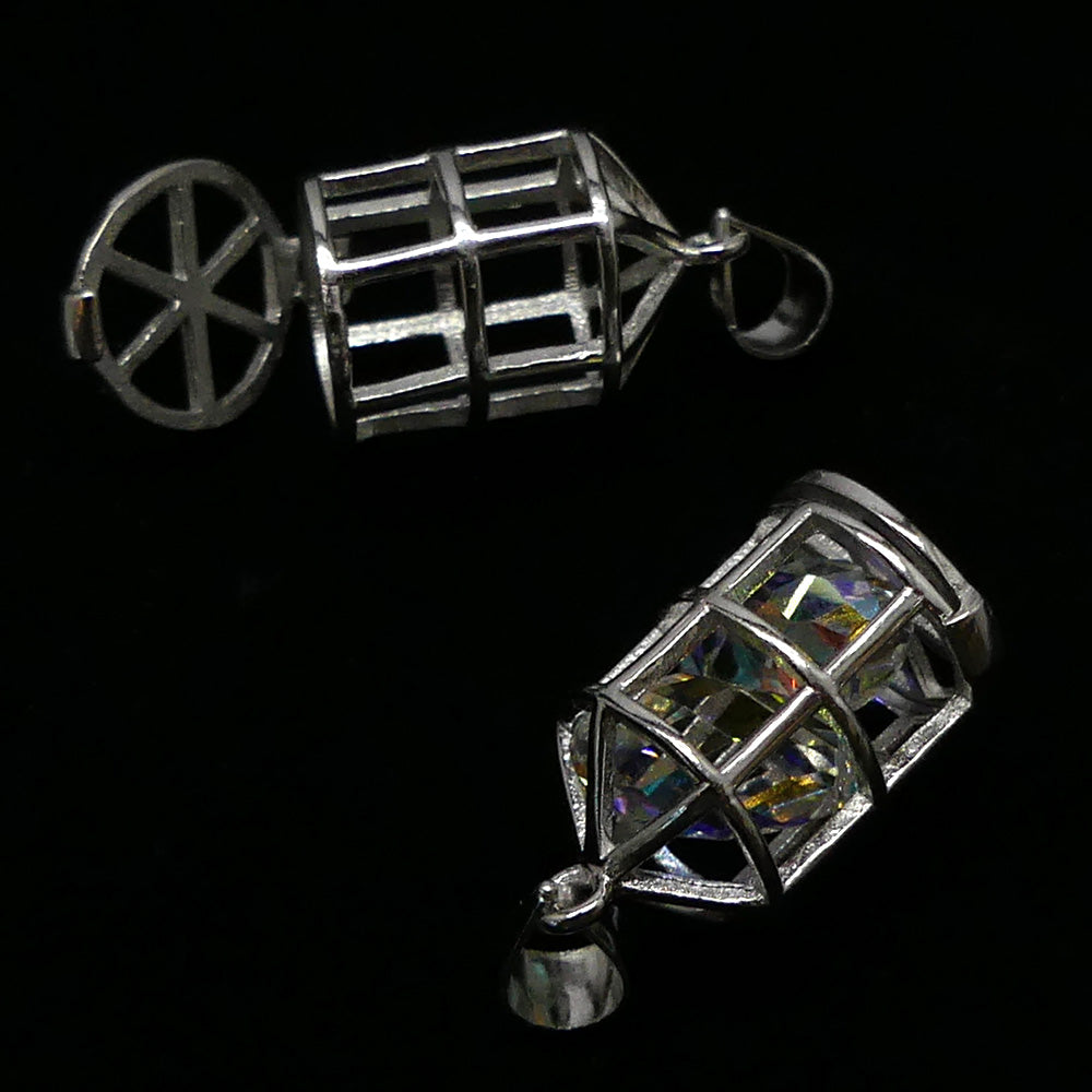 Pendentif - Cage en argent sterling (1 pce)