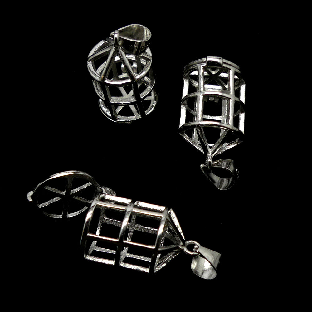 Pendentif - Cage en argent sterling (1 pce)